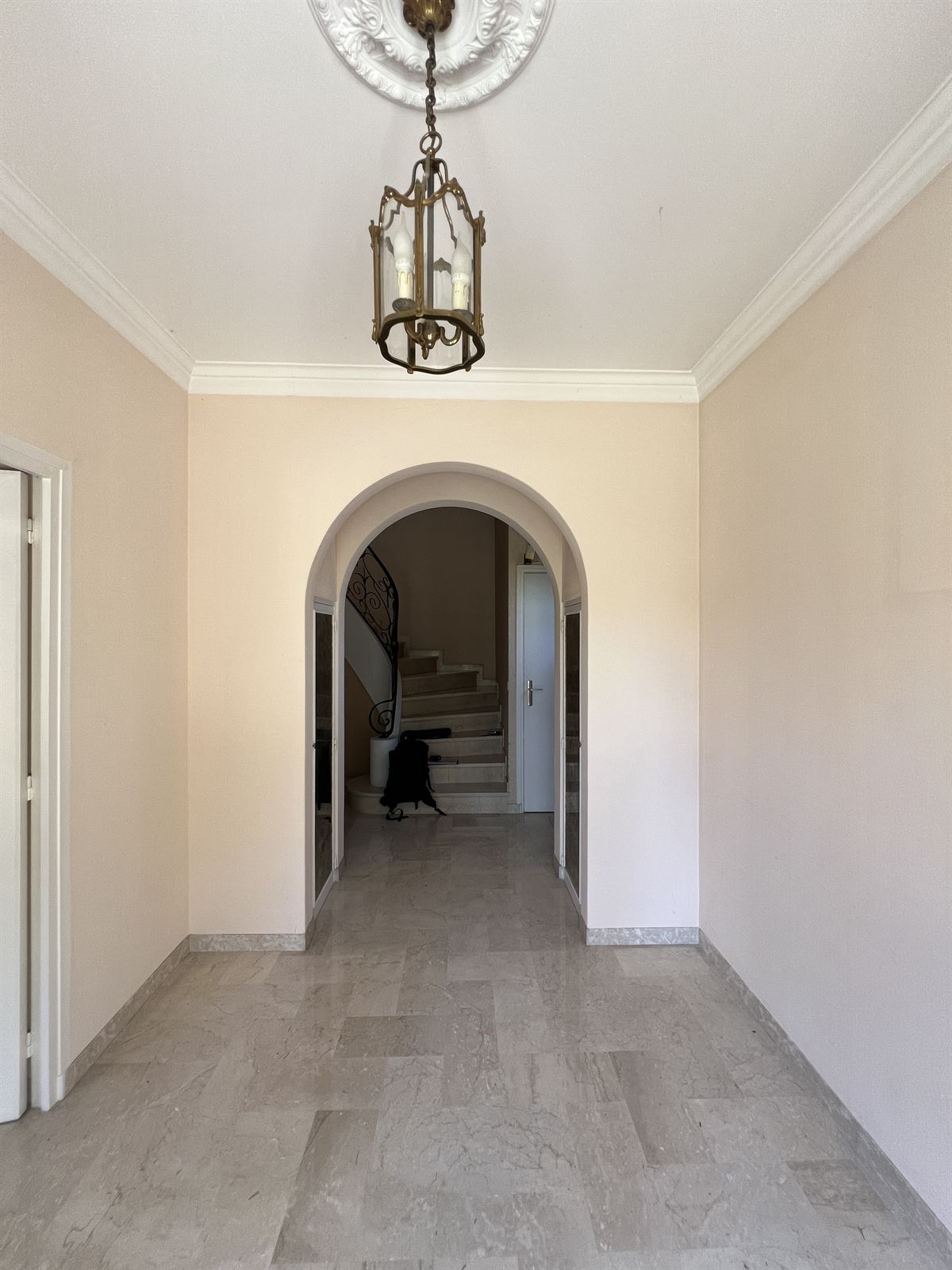 Entrée et couloir voûté