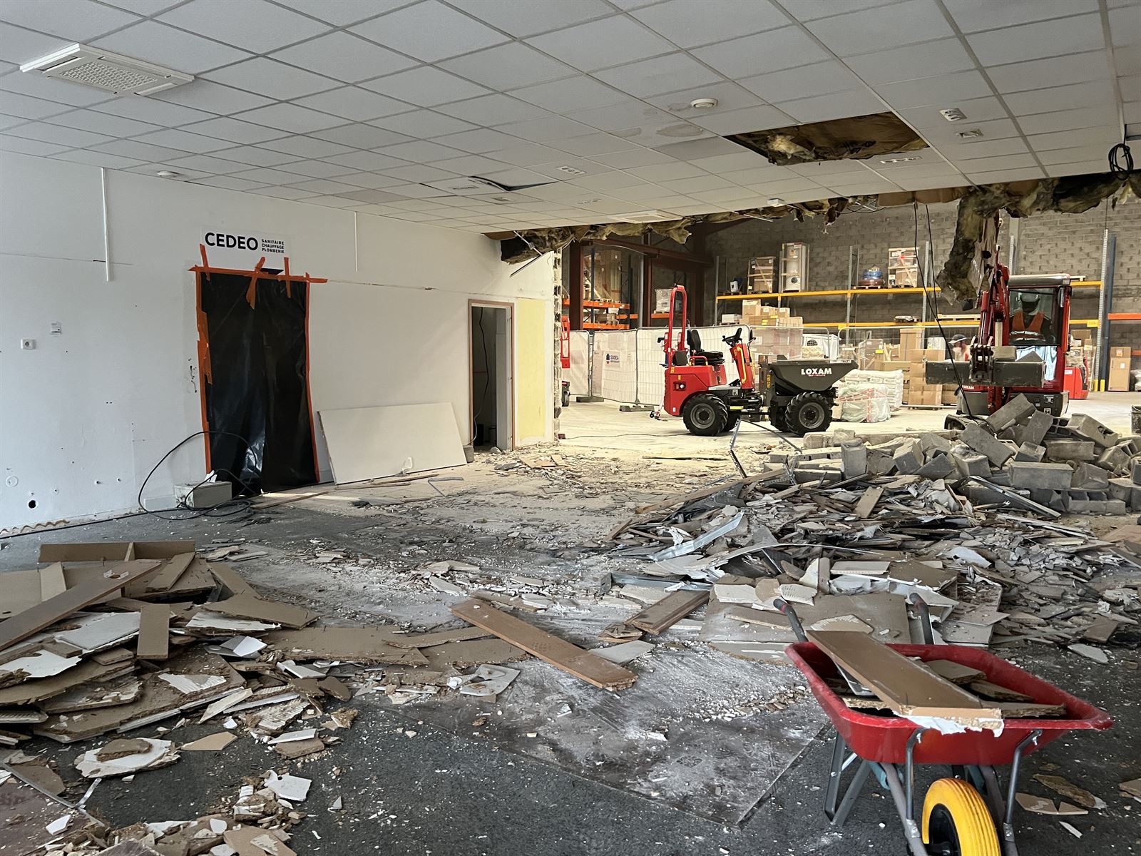 Aménagement du magasin Cedeo à Ifs
