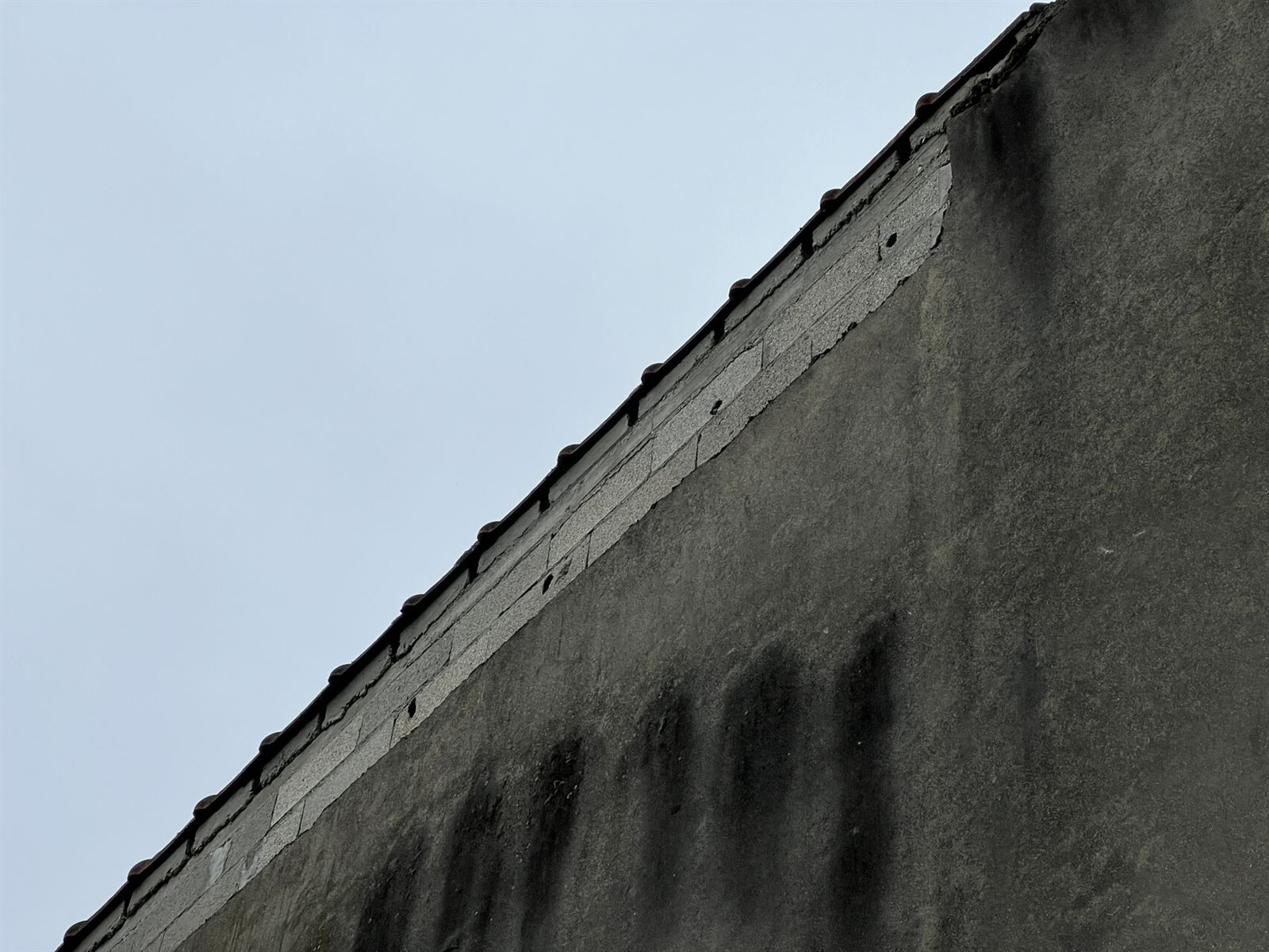 Tête de mur et rive de toiture
