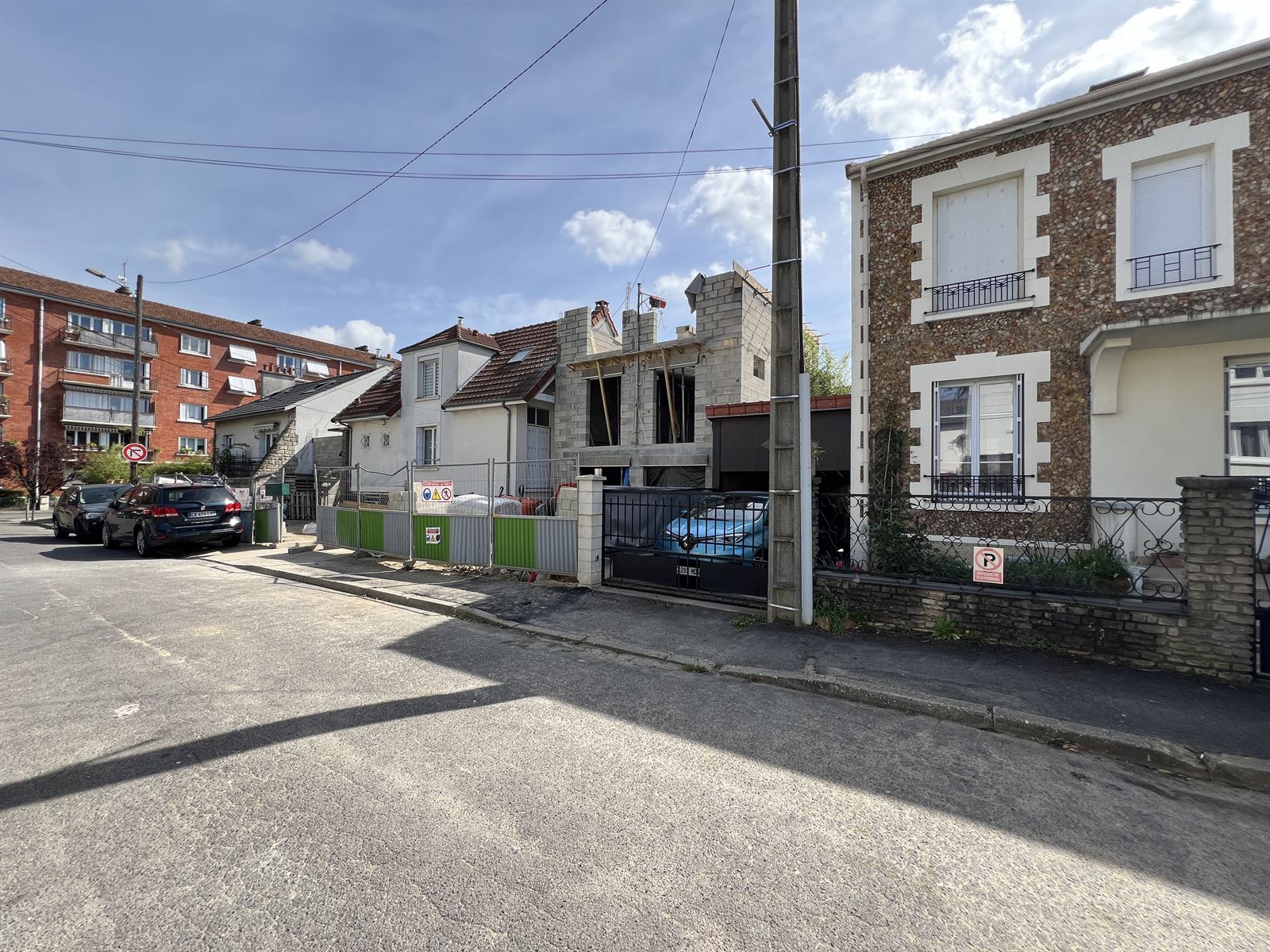 La maison sur rue, gros œuvre