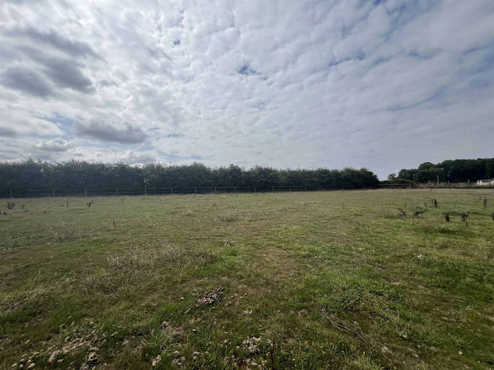 Le terrain avant construction