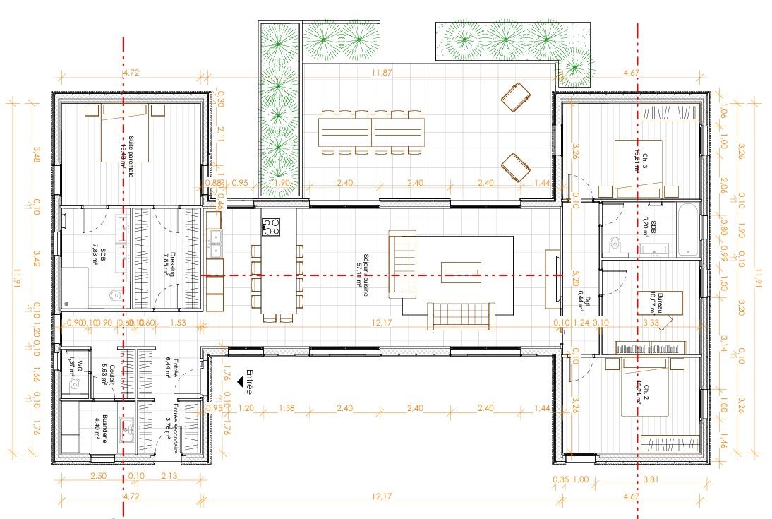Plan de la maison