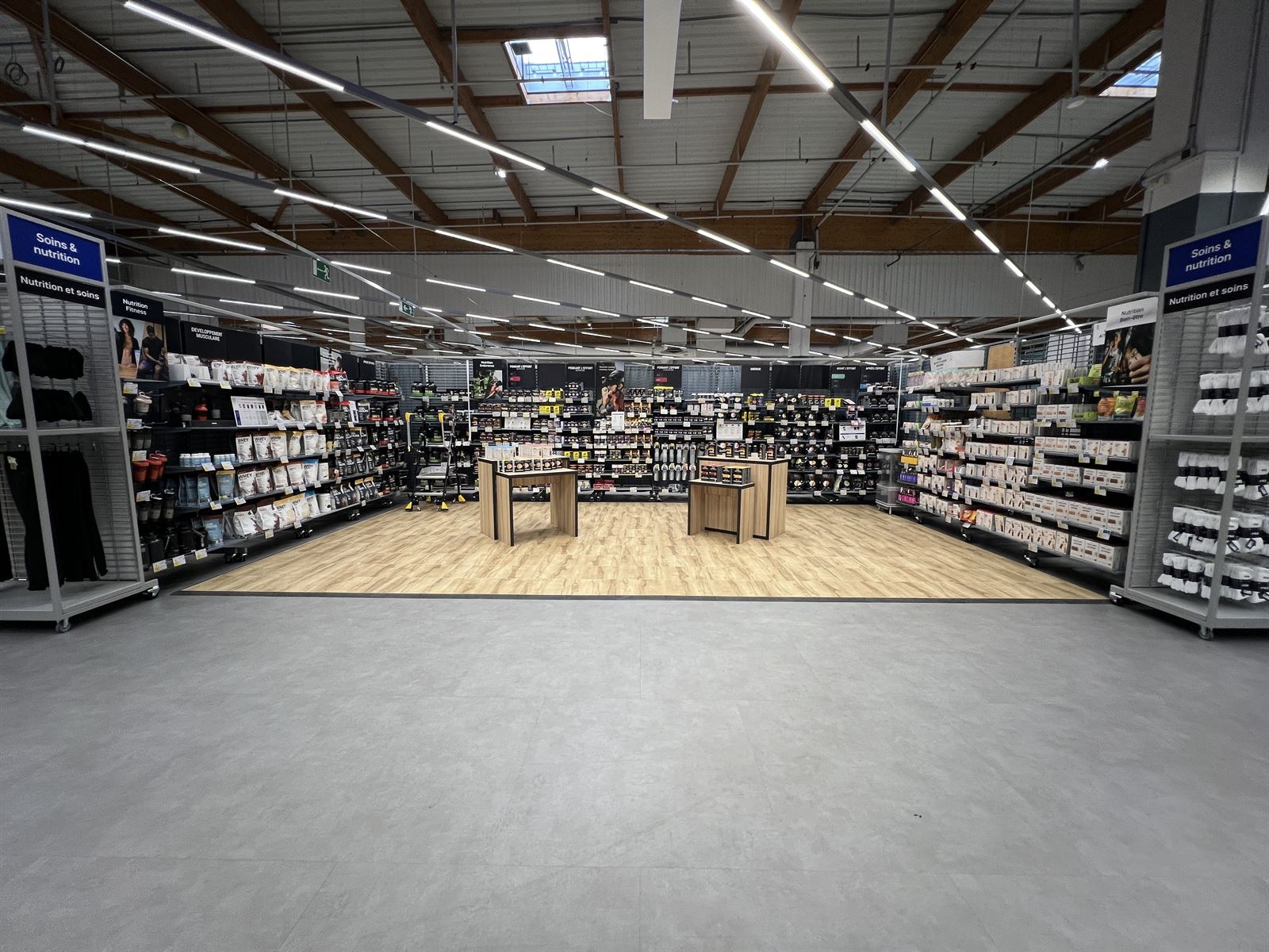Surface de vente du magasin