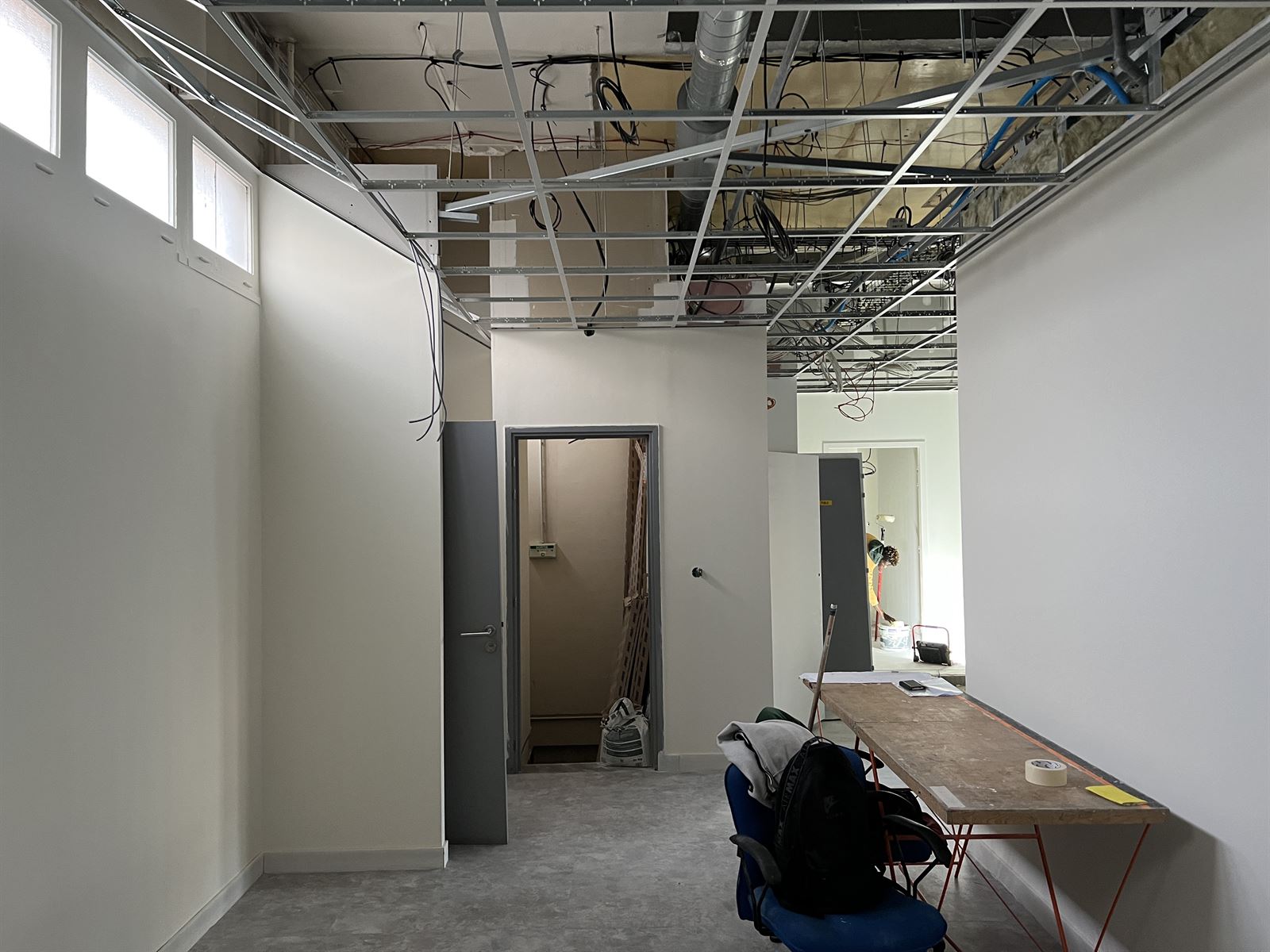 Chantier, aménagement de bureaux à Le Havre