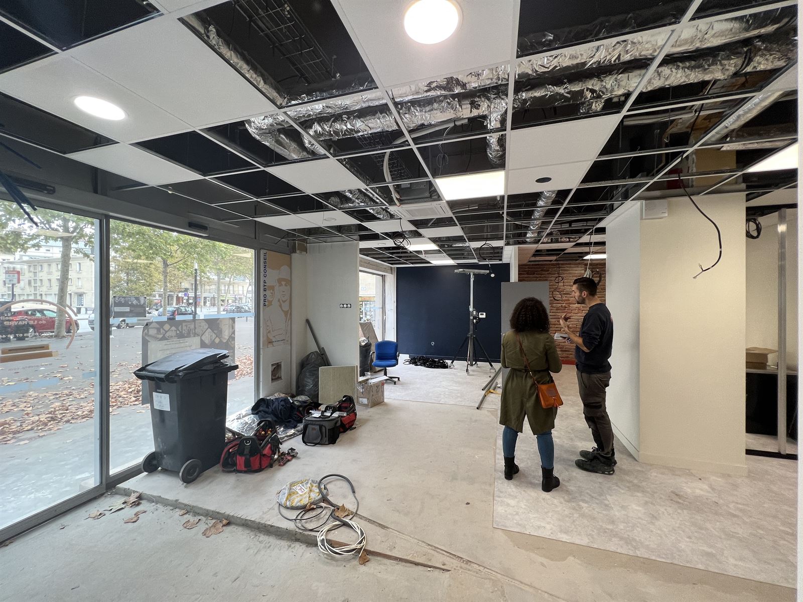 Chantier, aménagement de bureaux à Le Havre