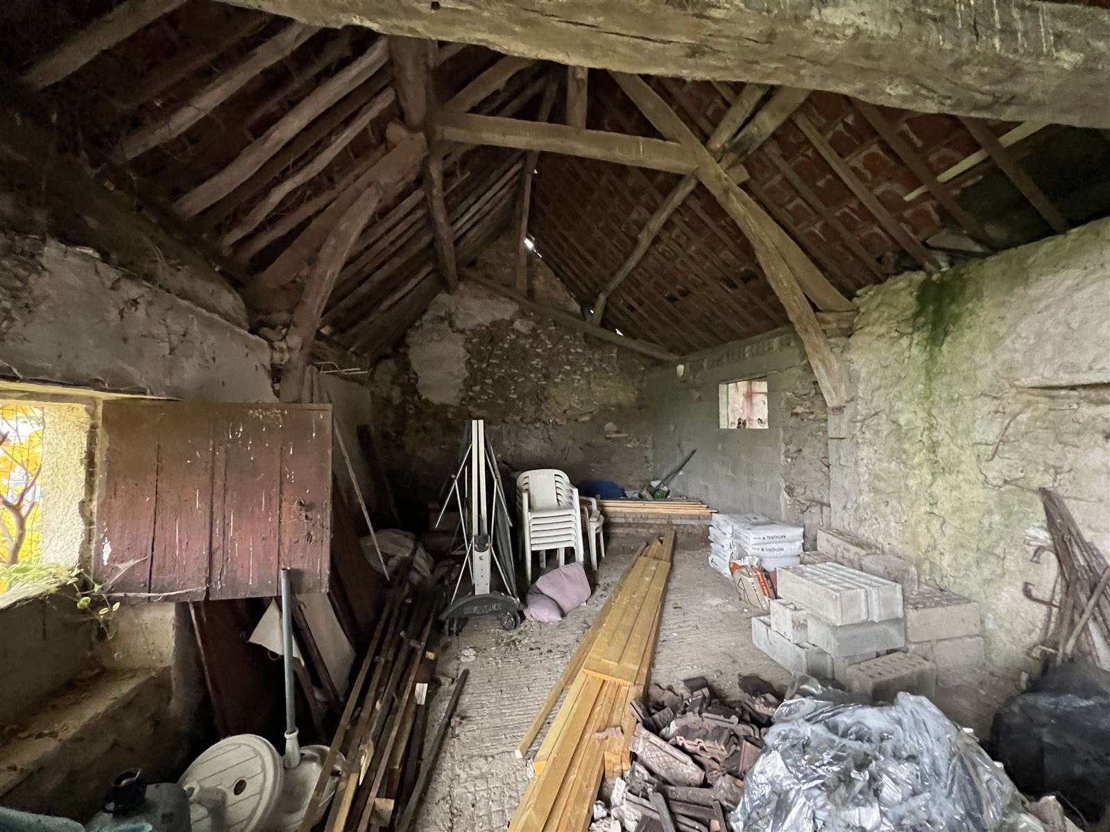 Ferme existante, vue d'ensemble