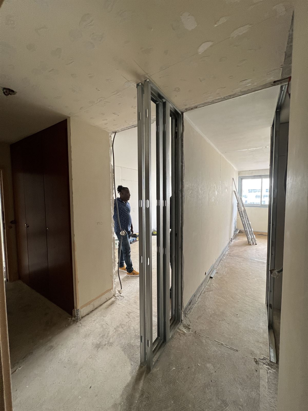Chantier de rénovation, appartement à Nanterre