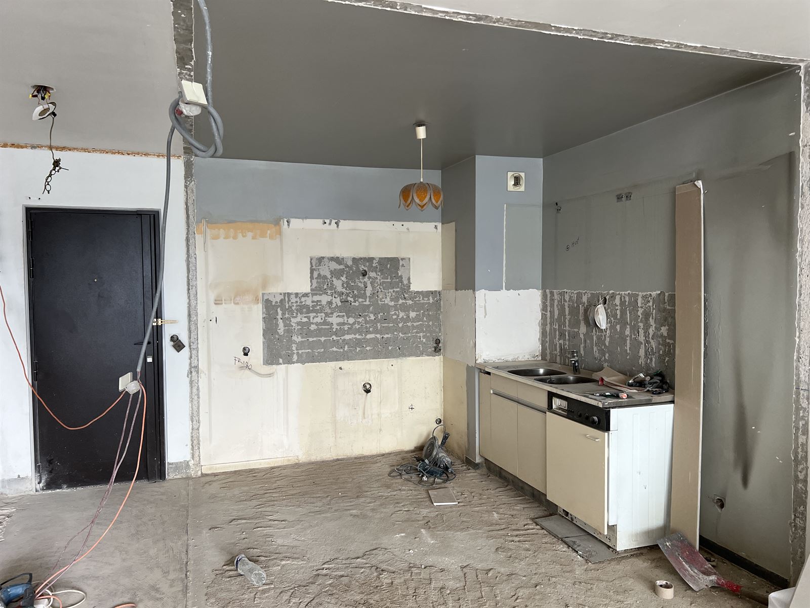 Chantier de rénovation, appartement à Nanterre