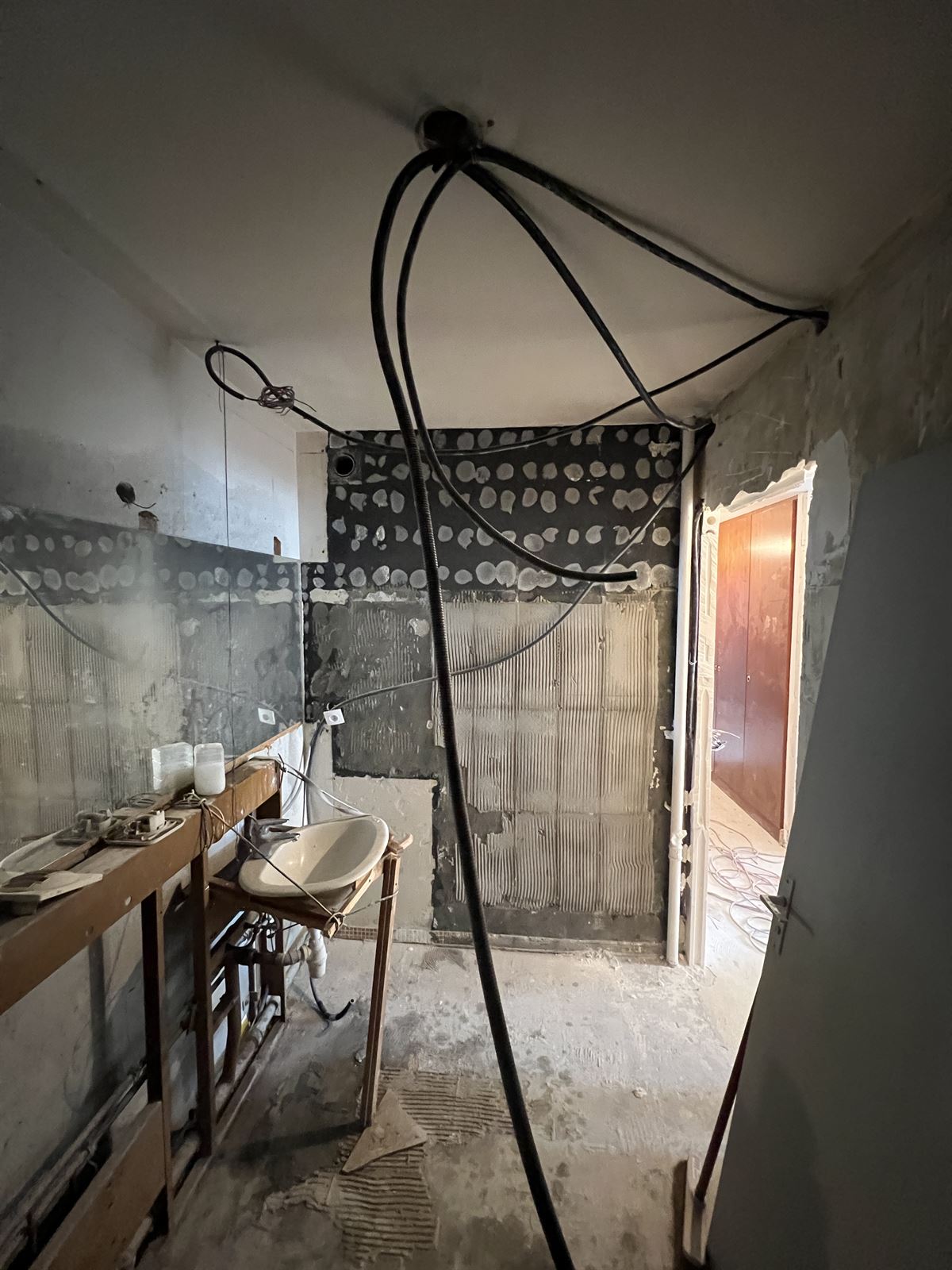 Chantier de rénovation, appartement à Nanterre