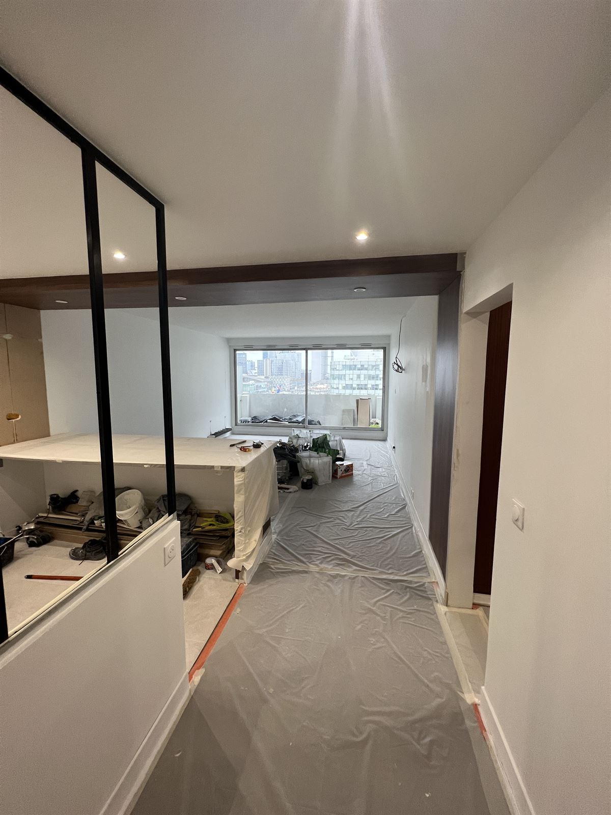 Chantier de rénovation, appartement à Nanterre