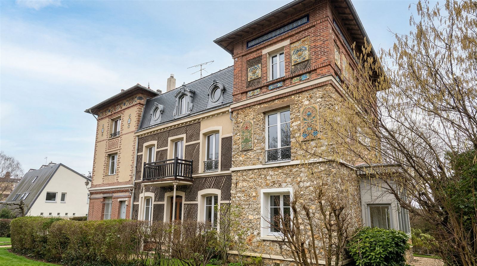 Vue extérieure de la villa, image de synthèse